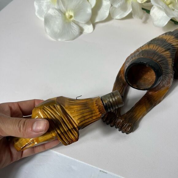 Hand carved wooden Dog bobble head - Picture 7 of 12